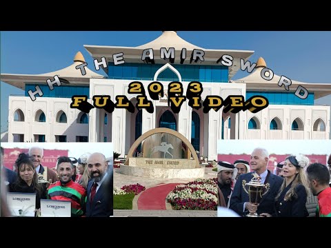 HH THE AMIR SWORD 2023 FULL VIDEO | Qatar horse racing| white feather