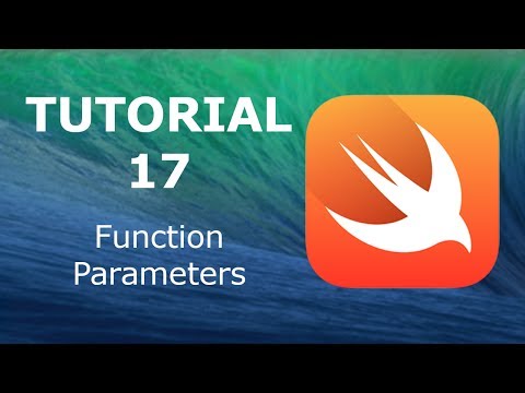 Swift Programming Tutorial 17 Functions Parameters