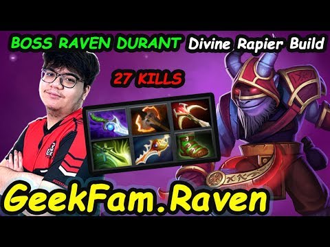 GeekFam Raven [RIKI] 10K MMR Beast Carry Divine rapier Build Dominated Ranked Dota 2 Gameplay