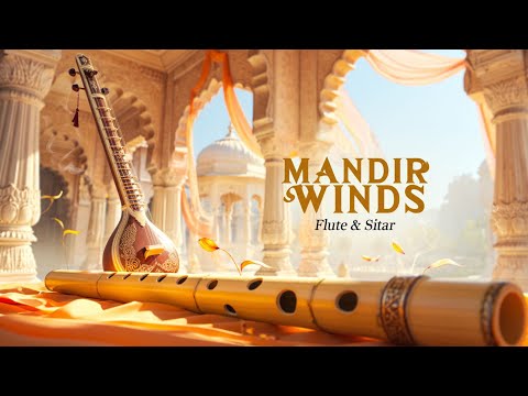 Winds Through the Old Mandir – Flute & Sitar in Timeless Tranquility
