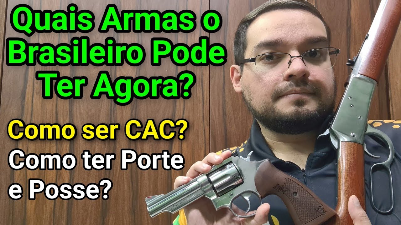 Quais Armas PODE TER Agora? Quem Consegue PORTE e Posse na PF? Como ser CAC? Precisa de Cofre? 2023