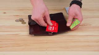 Гаманець вертикальний зі шкіри алькор SHVIGEL 16202 коричневий