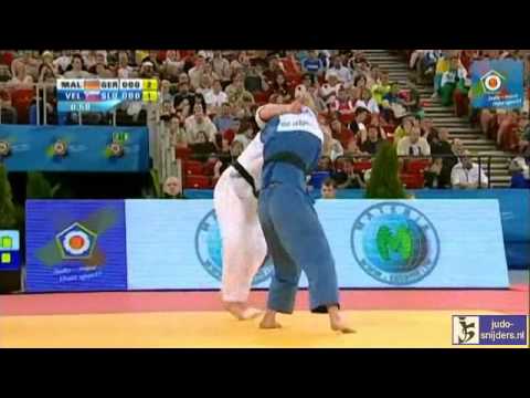Judo 2013  European Championships Budapest: Malzahn (GER) - Velensek (SLO) [-78kg]