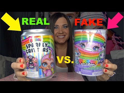 FAKE POOPSIE Surprise Unicorn Fake POOPSIE Sparkly Critters Slime Surprise Cutie Tooties