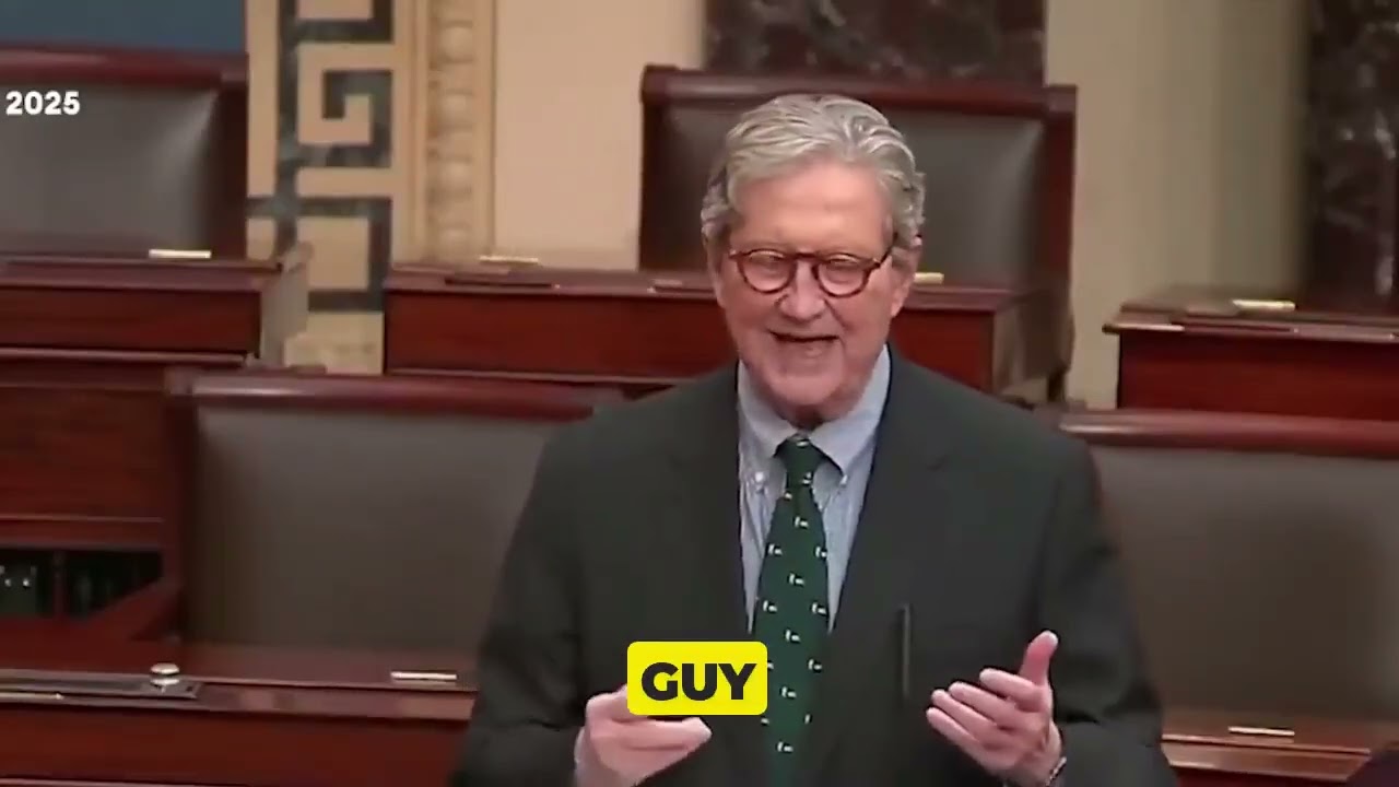 Senator Kennedy goes in ...