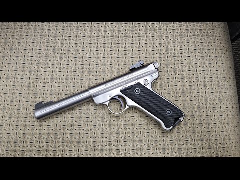 Ruger MKII Target 22lr. Stainless Pistol