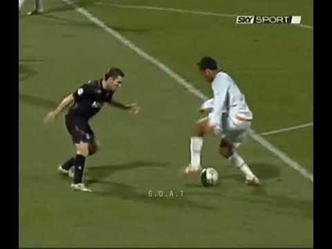 Mancini - stepovers Goal vs Lyon - UCL 2007 #BestGoalsEver