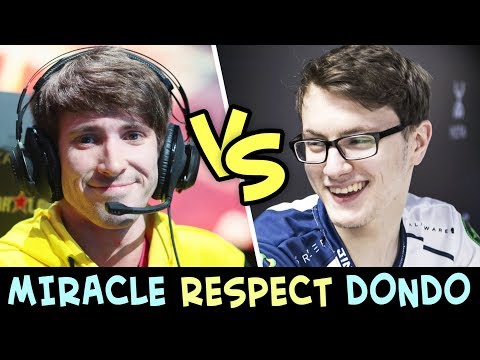 Miracle RESPECT to Dendi — no Random Pick vs Legend