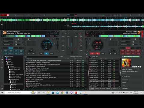 Mixing bollywood original songs in virtualDJ || Harmonic mixing || Bollywood dance mix