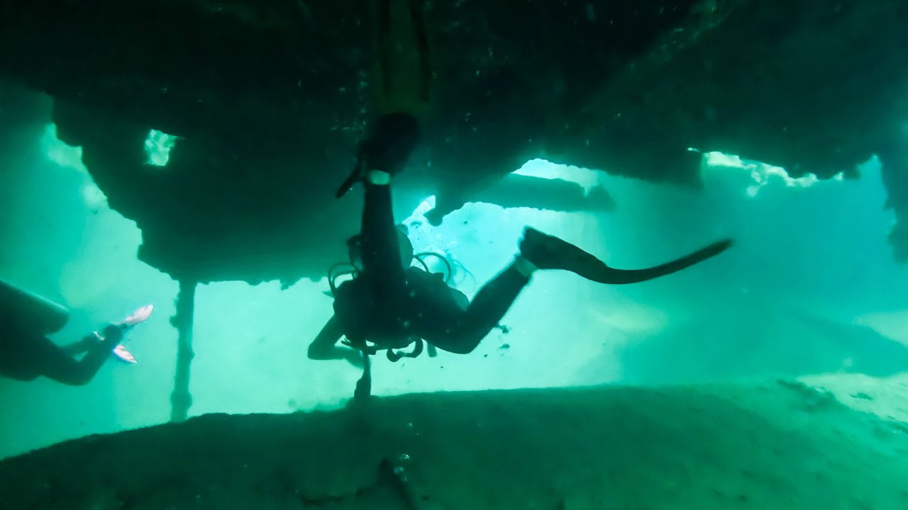 Experience virtual tour of Morazan Maru shipwreck diving.