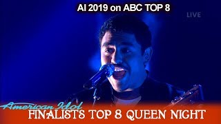 Alejandro Aranda “Under Pressure” His Own Arrangement Queen Night | American Idol 2019 Top 8