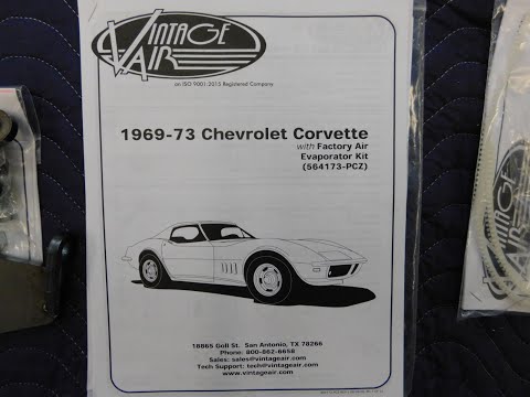 Vintage Air AC Install For A C3 Corvette, Part 1.