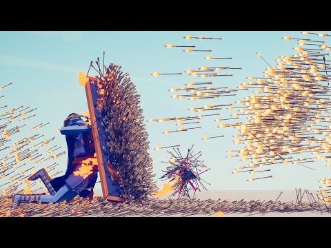 DEFLECT GOD & GIANT SHIELD vs ARCHERS - Totally Accurate Battle Simulator TABS