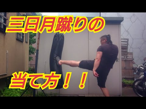 【ダウン必至！三日月蹴りの当て方】１分で出来る格闘技シリーズ