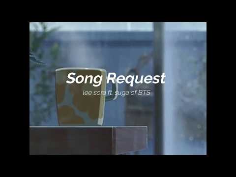 lee sora song request feat. suga but it's raining