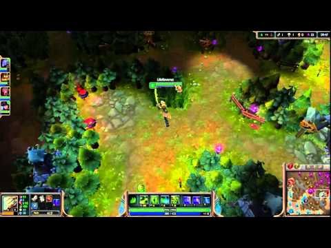 League of Legends - Bot lane - Master Yi and Caitlyn vs Sivir and Katarina