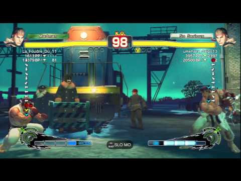 La_Foudre_Du_11 [Ryu] Vs umehara_daigo13 [Ryu] SSF4 AE Online Ranked Matches - PSN