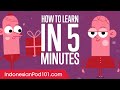 How to Learn Indonesian in 5 Minutes