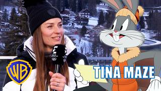 Tina Maze 🇸🇮 Looney Tunes Presents: Sports Talk With Bugs Bunny |  @wbkids
