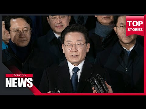 DP leader Lee Jae-myung says 'truth will be revealed in court' after twelve hours of prosecutors...