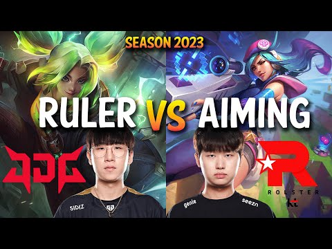 JDG Ruler vs KT Aiming - ZERI vs CAITLYN ADC - KR Ranked