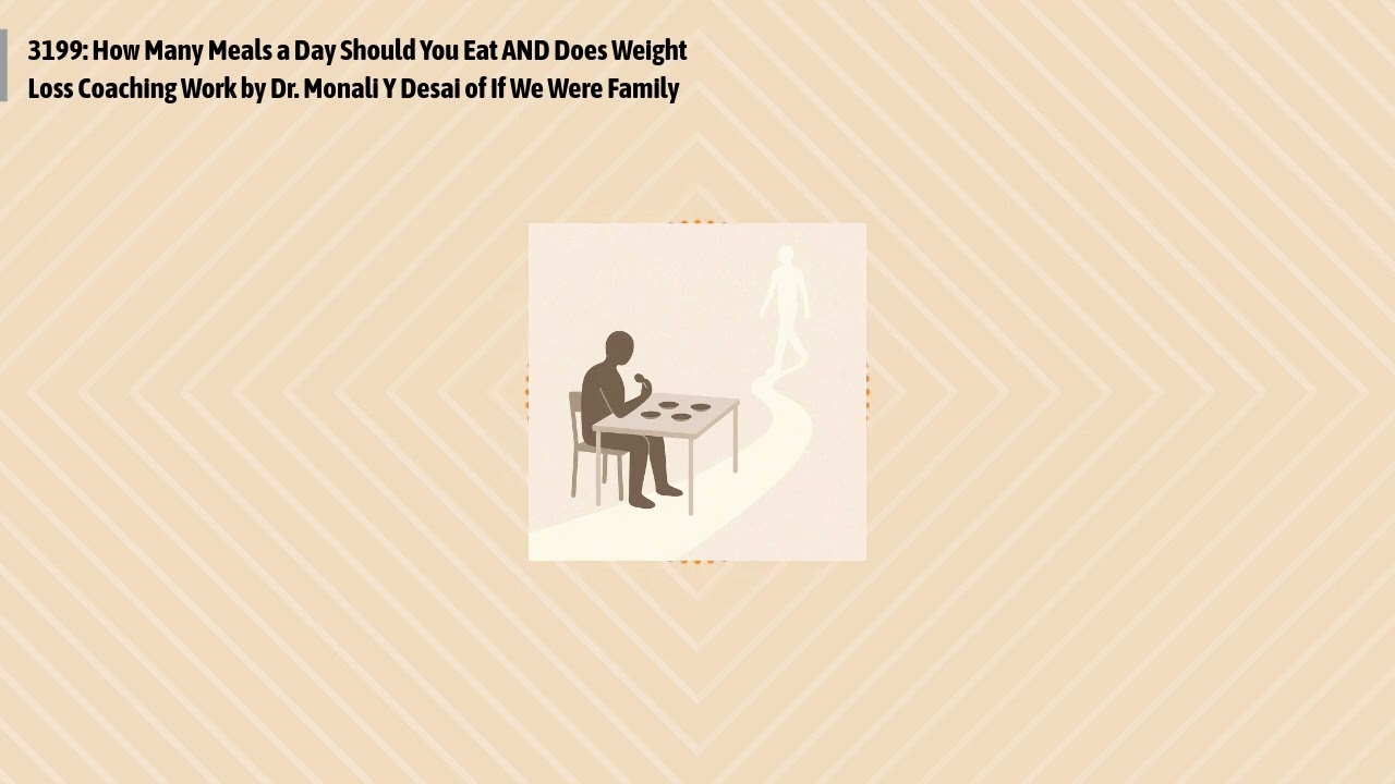 3199: How Many Meals a Day Should You Eat AND Does Weight Loss Coaching Work by Dr. Monali Y...