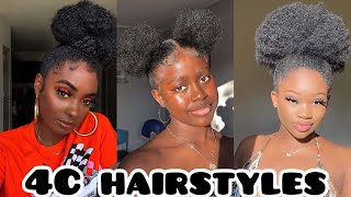 Trendy Hairstyles on 4C  Natural Hair