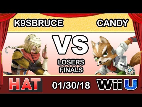 HAT 7 - K9sbruce (Sheik) Vs. Candy (Fox) Loser Finals - Smash 4