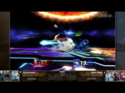 MVG Sandstorm: Singles - Funkermonster (Greninja) vs. Sonic Mega (Mega Man)