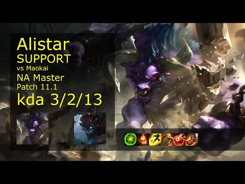 Alistar Support vs Maokai - NA Master 3/2/13 Patch 11.1 Gameplay