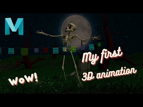 My first 3D animation in Maya | Lucas Ridley online course