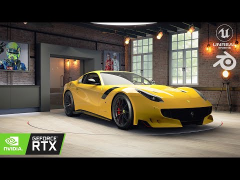Ferrari F12 Tdf   Unreal Engine Realtime Render cgi