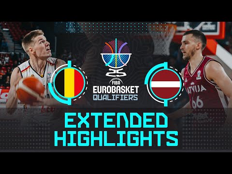 Belgium 🇧🇪 vs Latvia 🇱🇻 | Extended Highlights | FIBA EuroBasket 2025 Qualifiers