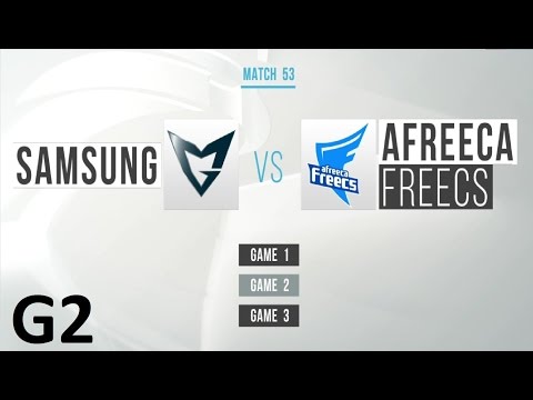 SSG vs AFS Game 2 Highlights - 2017 LCK SPRING SPLIT