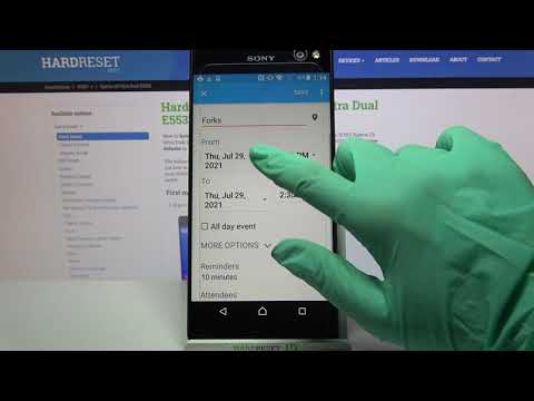 How to Add Event to Calendar in SONY Xperia C5 Ultra– Set Up Reminder