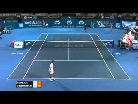 Julien Benneteau v Alex Bogomolov Jr. - Men's Singles Quarter Final: Sydney International 2012