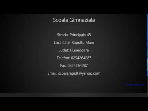 Scoala Gimnaziala Rapoltu Mare