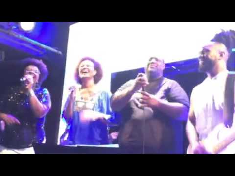 Walmir Borges, Ellen Oléria, Luciana Mello e Pericles - Sina