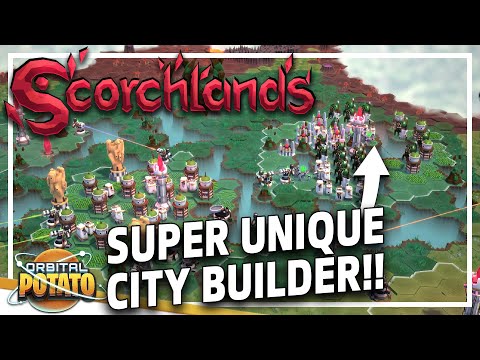 SUPER Unique City Builder!! - Scorchlands - Colony Sim Management Game