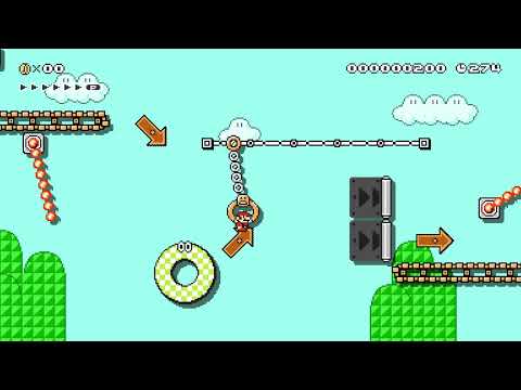 my first auto level by ryer son 🍄 Super Mario Maker 2 ✹Switch✹ #bpc