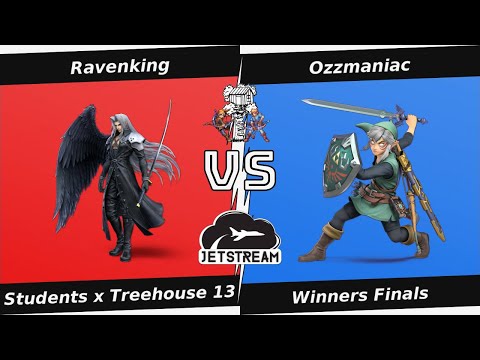 Students x Treehouse 13 Winners Finals - Ravenking (Sephiroth) Vs Ozzmaniac (Link) - SSBU