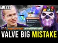 VALVE BIGGEST MISTAKE IN 7.36B.. - TOPSON CRAZY BUILD WITCH DOCTOR MID!