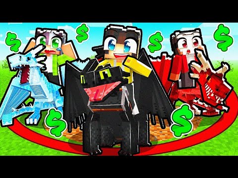 Last One to Leave the Circle as a Dragon Rider Wins! 🐲 | Minecraft