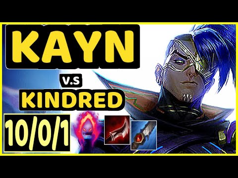 KARASMAI (KAYN) vs KINDRED - 10/0/1 KDA JUNGLE GAMEPLAY - NA Ranked GRANDMASTER