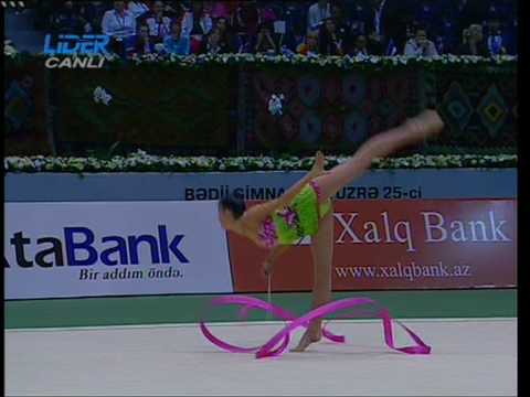 Dora Vass HUN Ribbon 2009 Baku EC Q