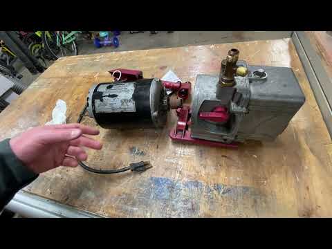 Robinair Vac Pump Rebuild. They don’t make ‘em like they to. Part 1