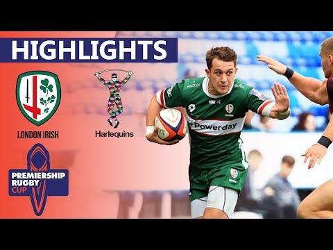 London Irish v Harlequins | Last Minute Penalty Grabs Victory! | Premiership Cup - Highlights