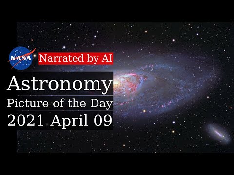 APOD: 2021-04-09 - Messier 106 (Narrated by Brian)