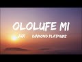 Jux Ft Diamond Platnumz - Ololufe Mi (Lyrics)