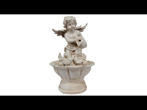 White resin cherub statue angel statue for wall decoration w...